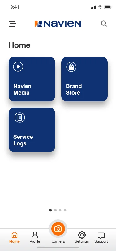 Navien mobile service logs